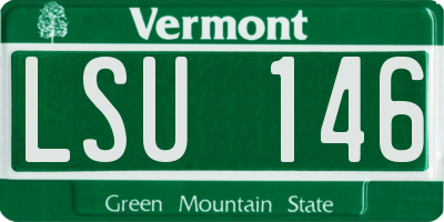 VT license plate LSU146
