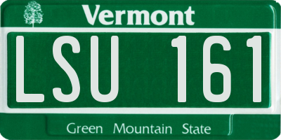 VT license plate LSU161
