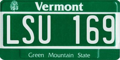 VT license plate LSU169