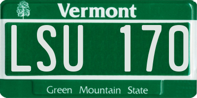 VT license plate LSU170