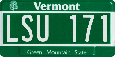 VT license plate LSU171