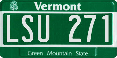 VT license plate LSU271