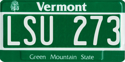 VT license plate LSU273