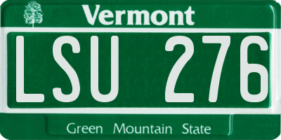VT license plate LSU276