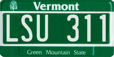 VT license plate LSU311