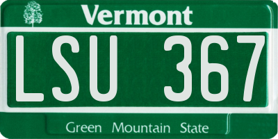 VT license plate LSU367