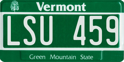 VT license plate LSU459
