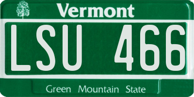 VT license plate LSU466