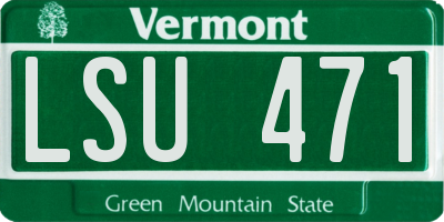 VT license plate LSU471