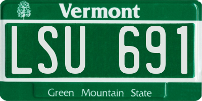 VT license plate LSU691