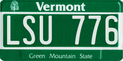 VT license plate LSU776