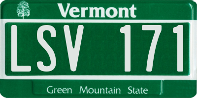 VT license plate LSV171