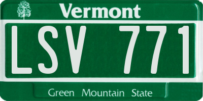 VT license plate LSV771