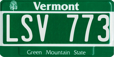 VT license plate LSV773