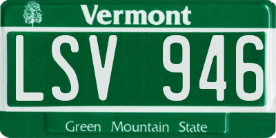 VT license plate LSV946