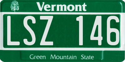 VT license plate LSZ146