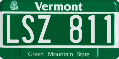 VT license plate LSZ811