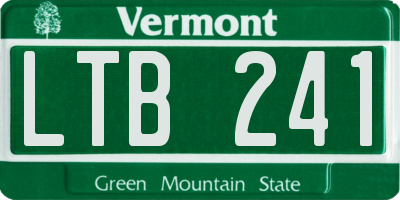 VT license plate LTB241