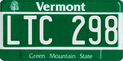 VT license plate LTC298