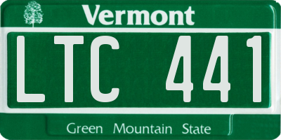 VT license plate LTC441