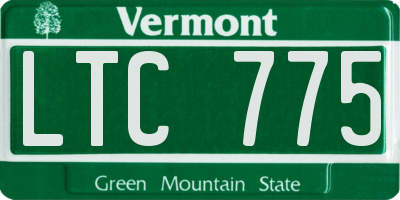 VT license plate LTC775