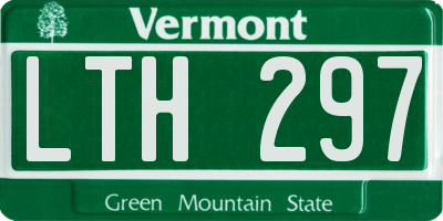 VT license plate LTH297