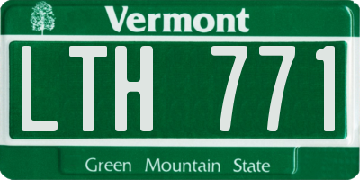 VT license plate LTH771