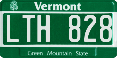 VT license plate LTH828