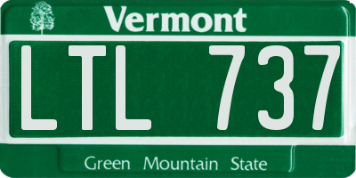 VT license plate LTL737