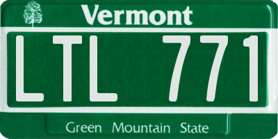 VT license plate LTL771
