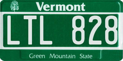 VT license plate LTL828