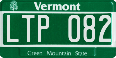 VT license plate LTP082