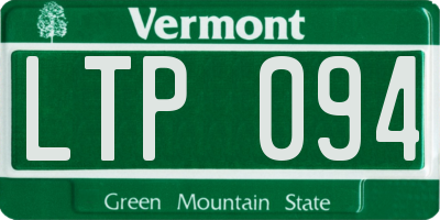 VT license plate LTP094