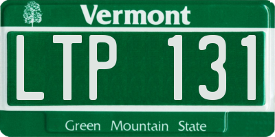 VT license plate LTP131