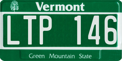 VT license plate LTP146