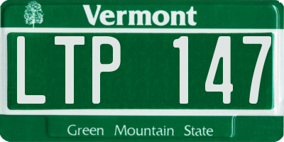 VT license plate LTP147