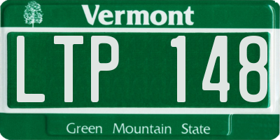 VT license plate LTP148