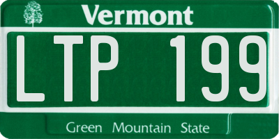VT license plate LTP199