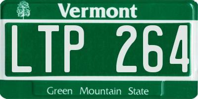 VT license plate LTP264