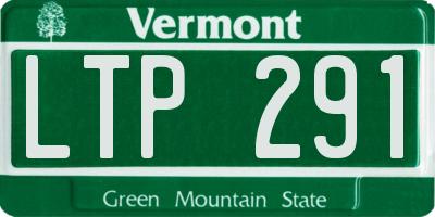 VT license plate LTP291