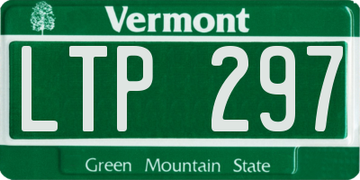 VT license plate LTP297