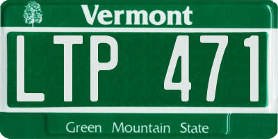 VT license plate LTP471