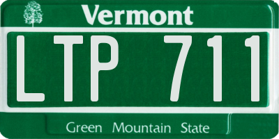 VT license plate LTP711