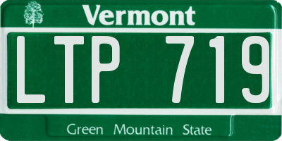VT license plate LTP719