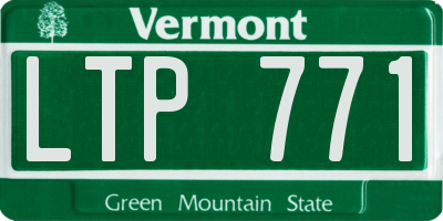 VT license plate LTP771
