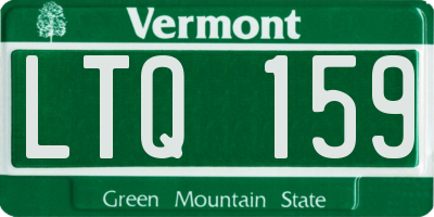 VT license plate LTQ159