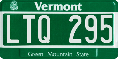 VT license plate LTQ295