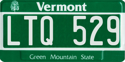 VT license plate LTQ529