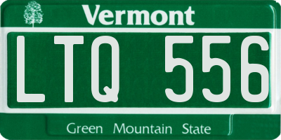 VT license plate LTQ556