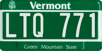 VT license plate LTQ771